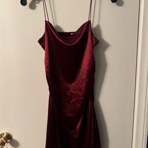 H&M Deep Red Backless Dress